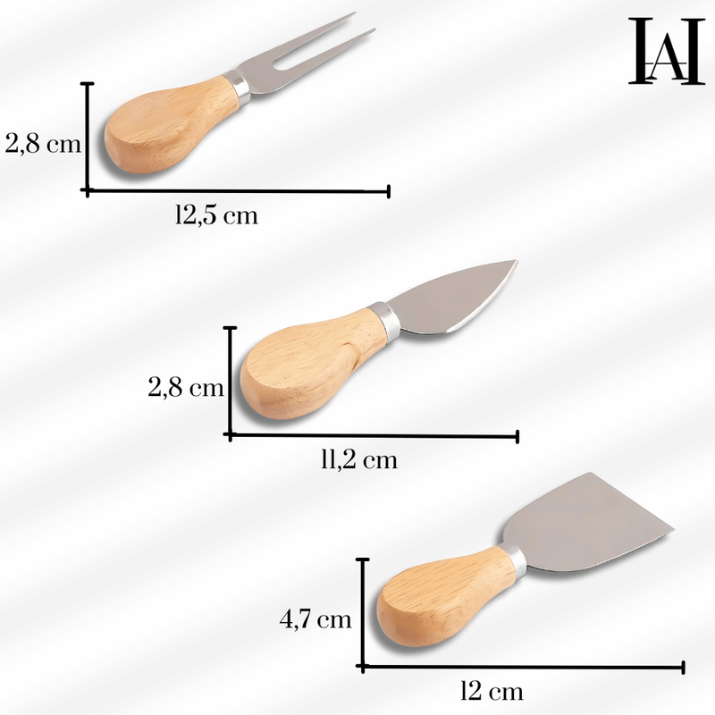 Kit 4 em 1 GOURMET para QUEIJOS e FRIOS