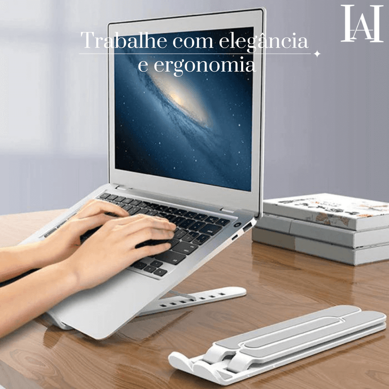 Flex Desk: SUPORTE DOBRÁVEL para NOTEBOOK