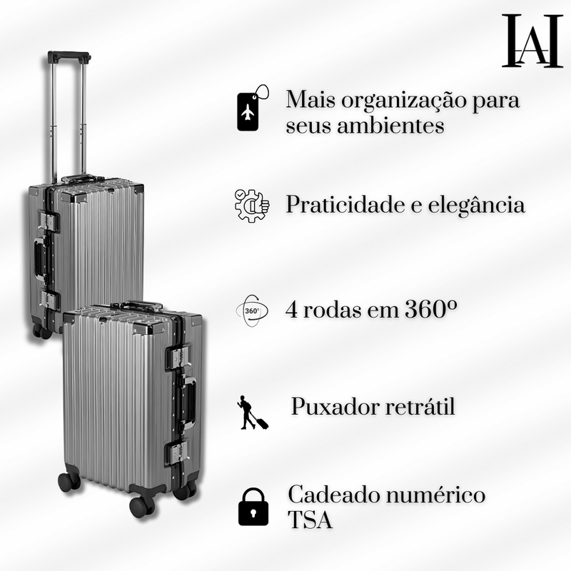 Travel Pro: Mala de Viagem 46 LITROS