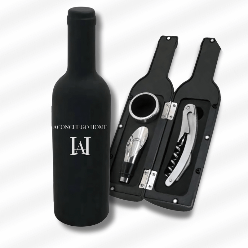 Kit vinho GARRAFA encantada PREMIUM - 3 PEÇAS