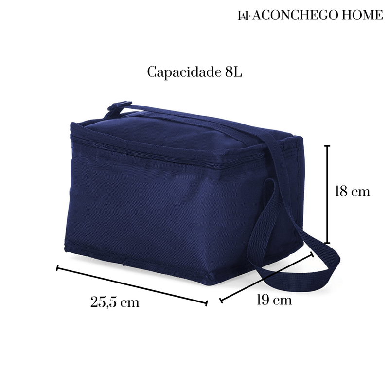 Bolsa térmica atóxica - 8 Litros em Nylon