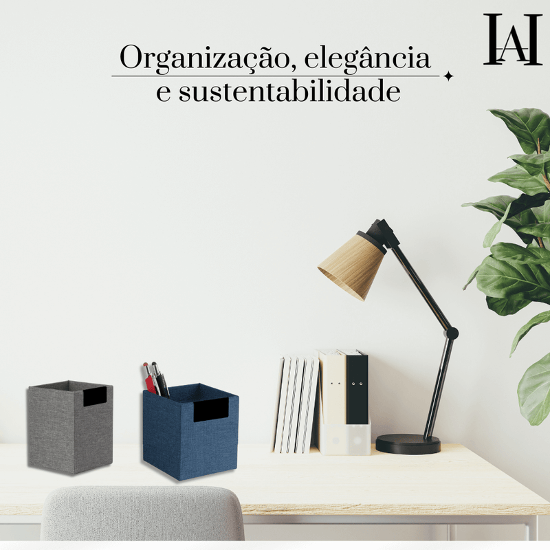 Organiza Box: Porta objetos SUSTENTÁVEL e MULTIFUNCIONAL