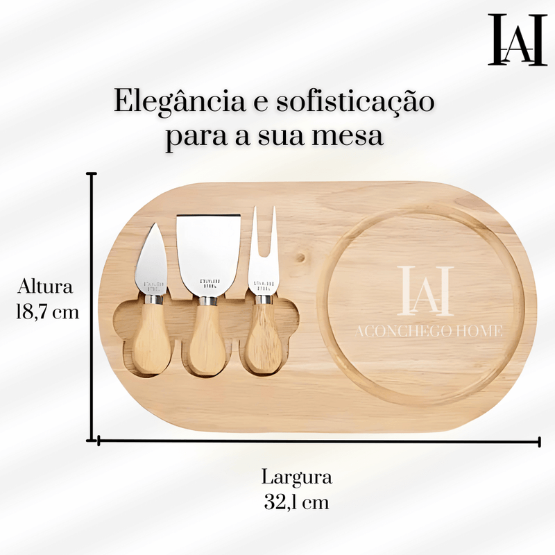 Kit 4 em 1 GOURMET para QUEIJOS e FRIOS