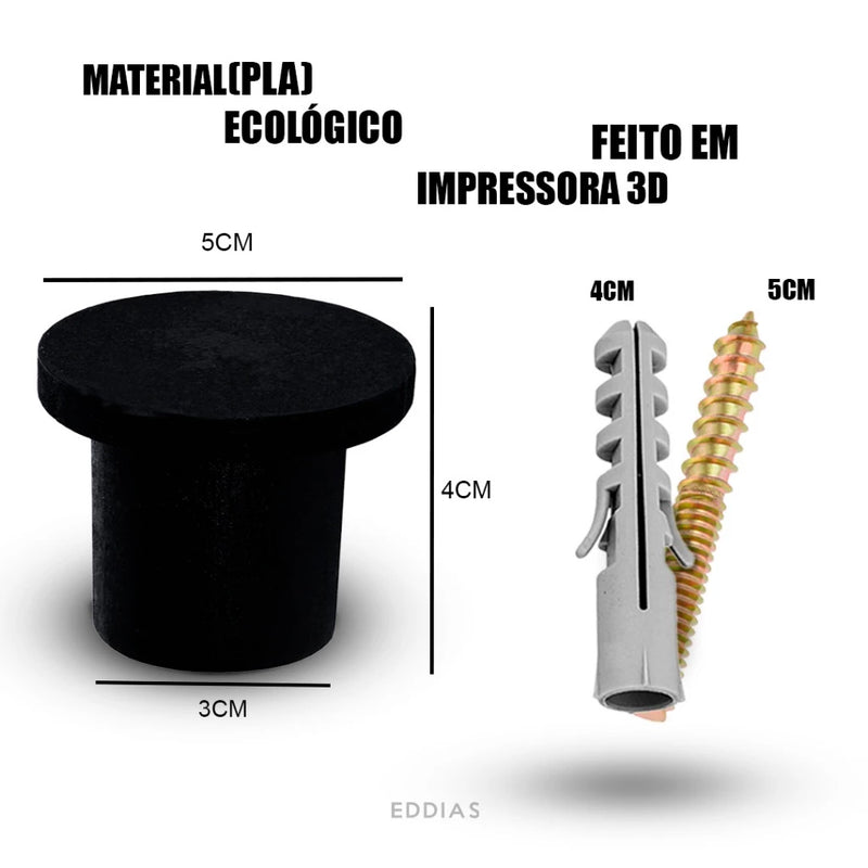 Espelho redondo Adnet 33 cm com alça de couro - Decorativo e sofisticado